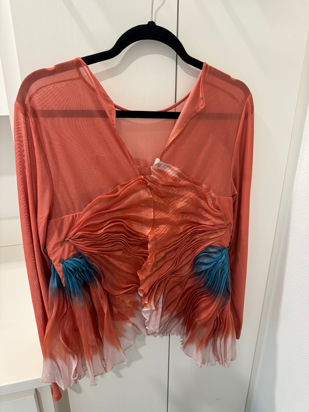 Geisha Designs Paris Coral Blouse