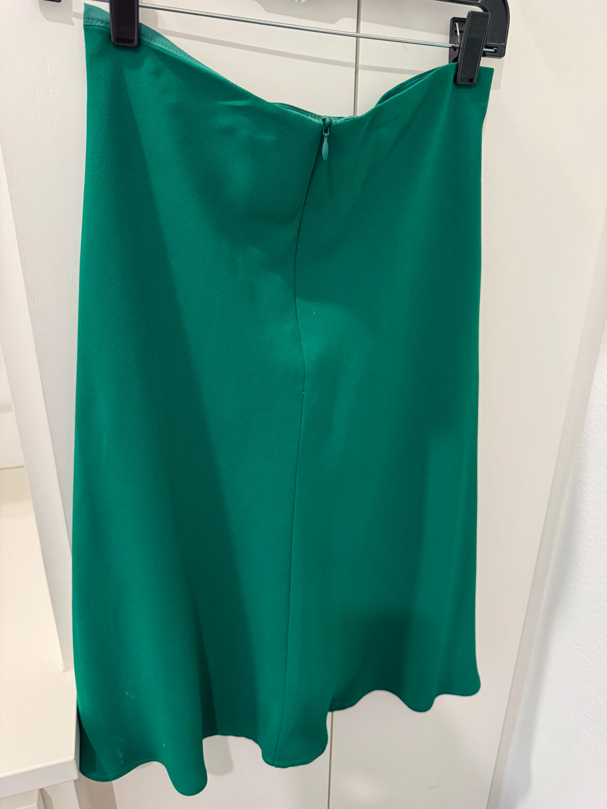 Trina Turk Emerald Green A-Line Skirt