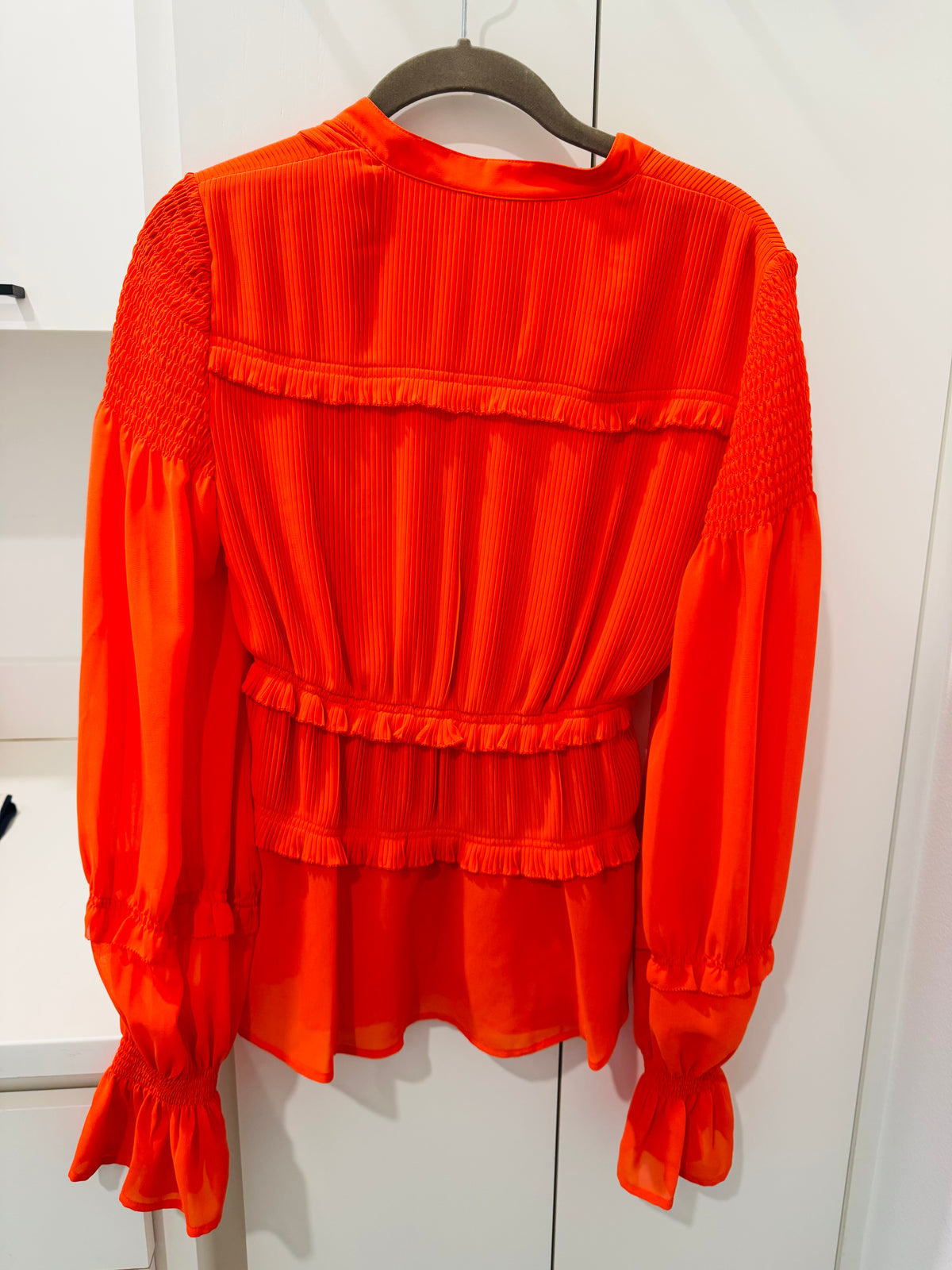 Tory Burch Stella Ruffled Wrap Blouse