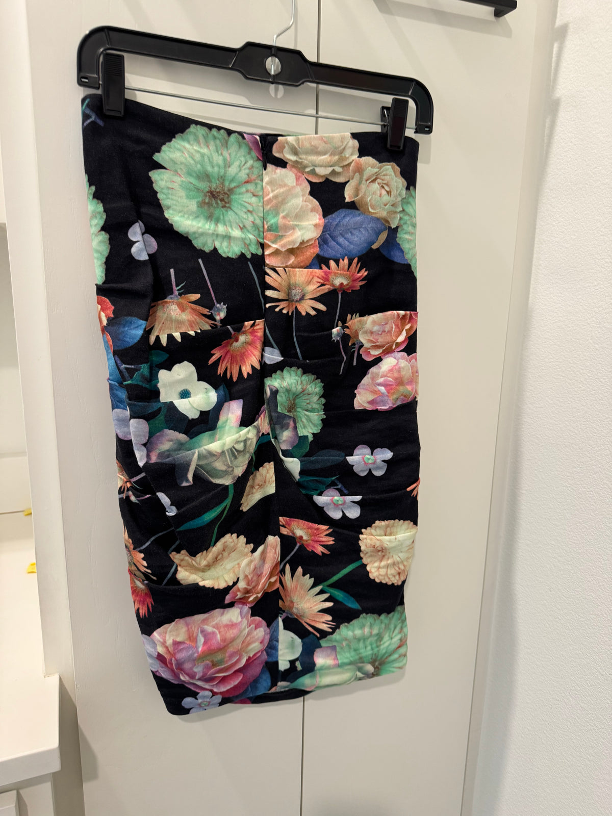 Nicole Miller Floral Print Midi Skirt