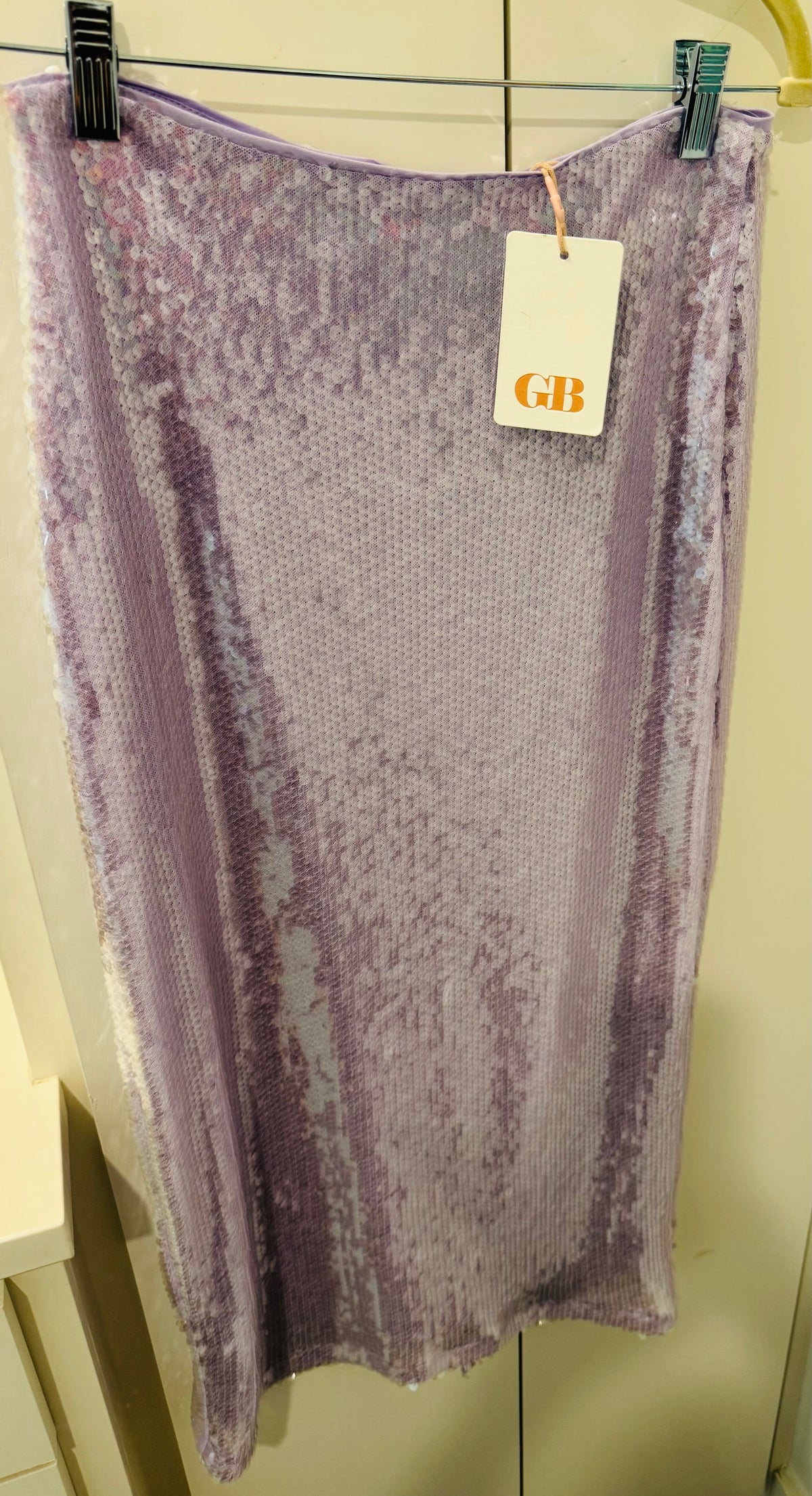 GB Lavender Sequin Skirt