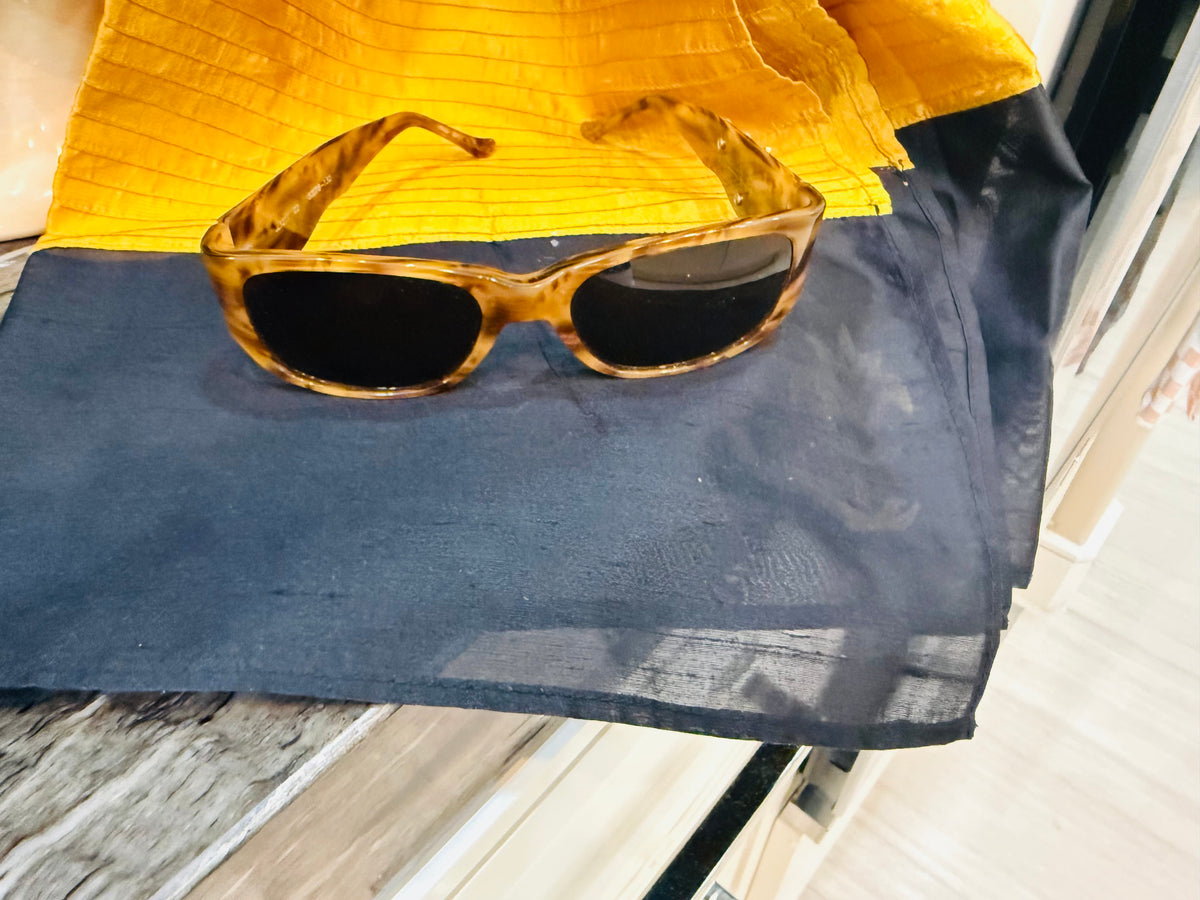 Judith Leiber Tortoiseshell Frame Sunglasses
