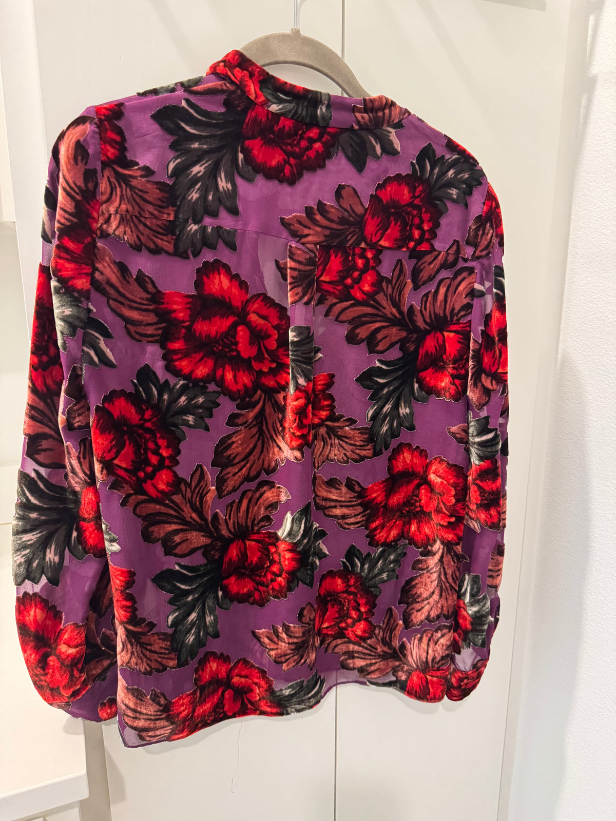 Alice + Olivia Floral Print Wrap Blouse