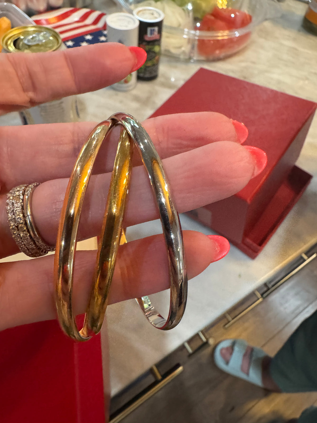 Cartier Trinity bracelet set