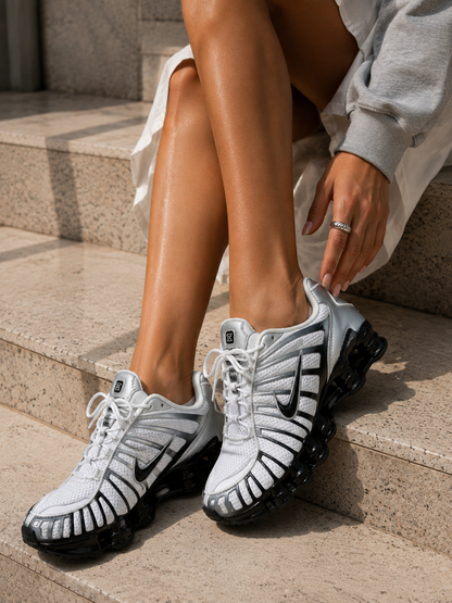 Nike Shox Colorblock Athletic Sneakers