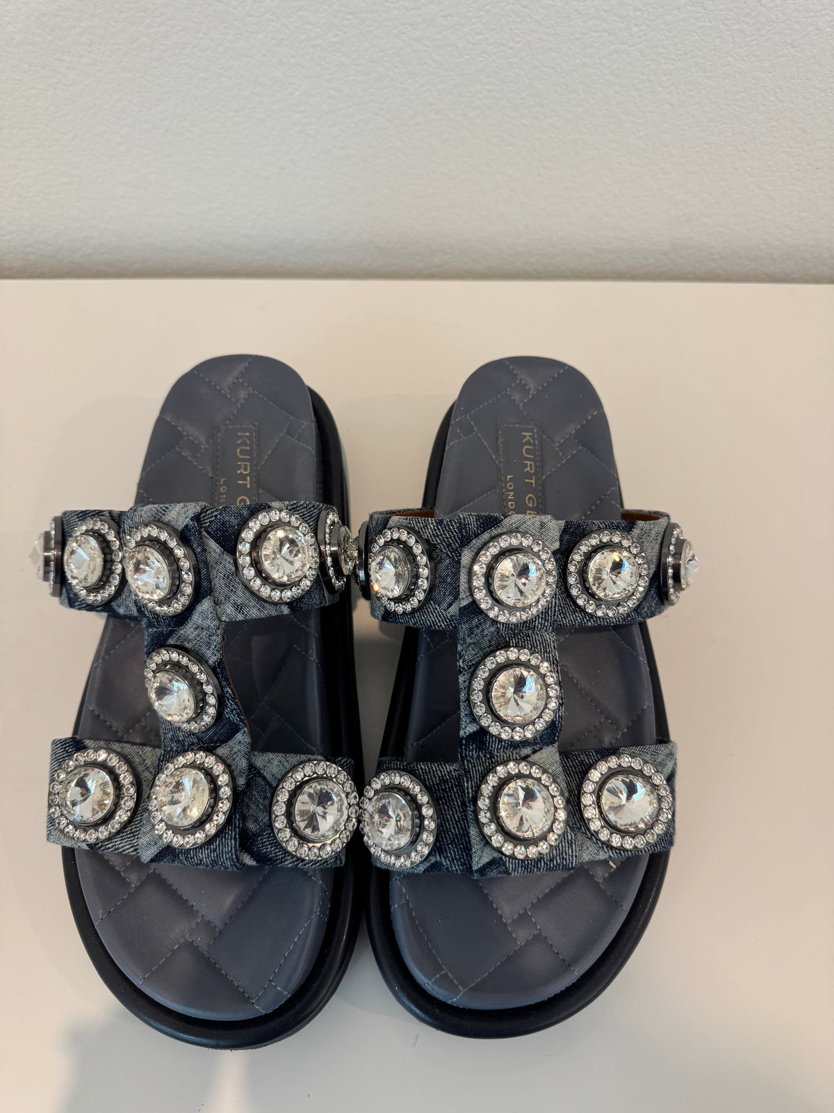 Kurt Geiger Embellished Slide Sandals
