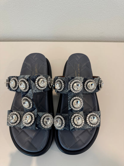 Kurt Geiger Embellished Slide Sandals